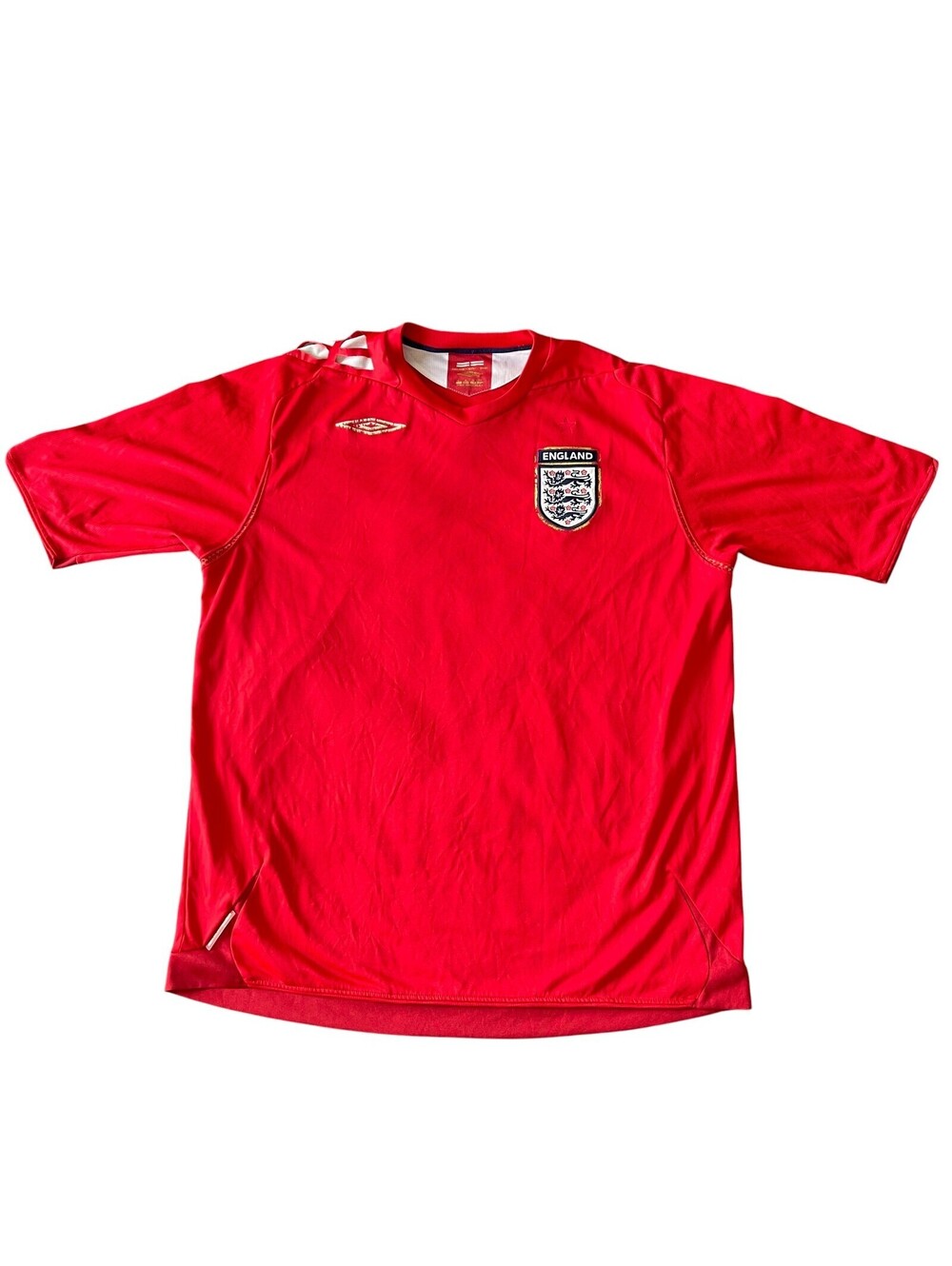 Umbro × Vintage England Umbro Football Shirt Away 2006-2008 Size XL